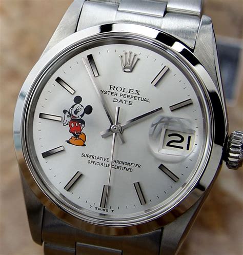 rolex disney watch|Rolex Disney mickey mouse watch.